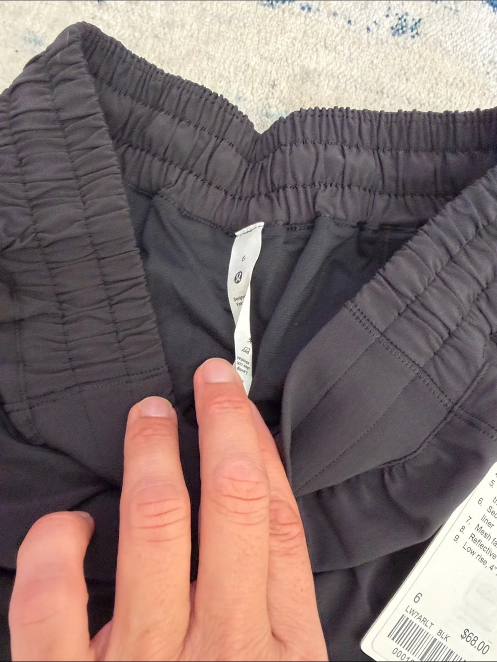 lululemon athletica Black Athletic Skort
